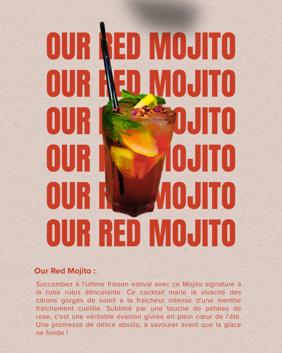 Le Coin des Vertueux — Red Mojito